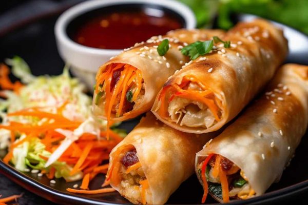 Vegetable Rolls with a Twist